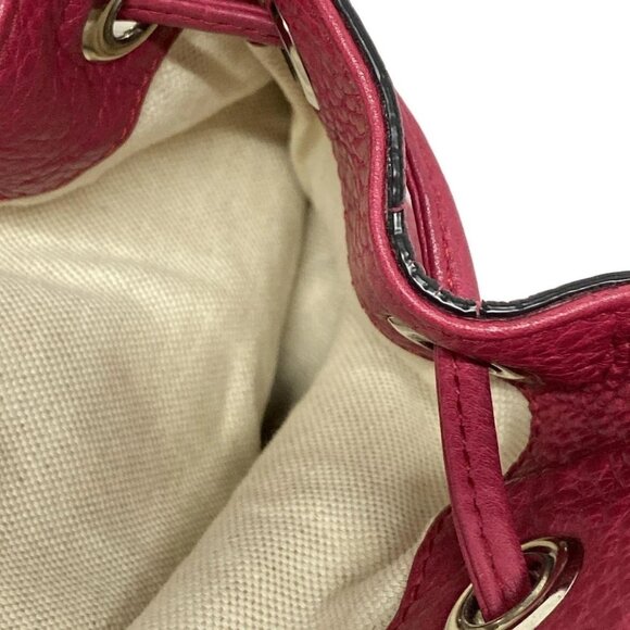 Auth GUCCI Bamboo 370833 Pink Leather Backpack - Picture 14 of 16